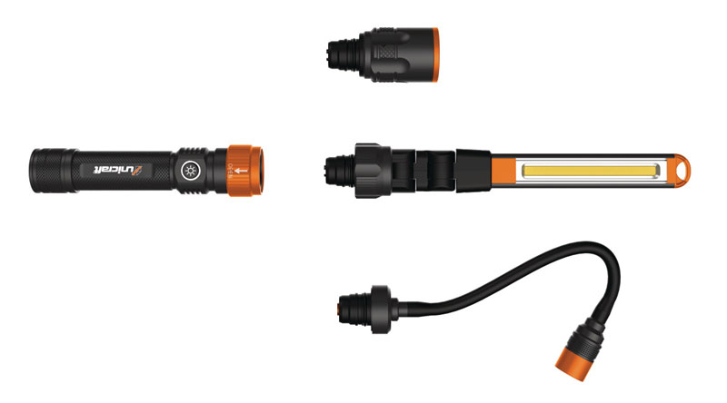 Unicraft LTL 350-3 DC LED-es zseblámpa (3-in-1)